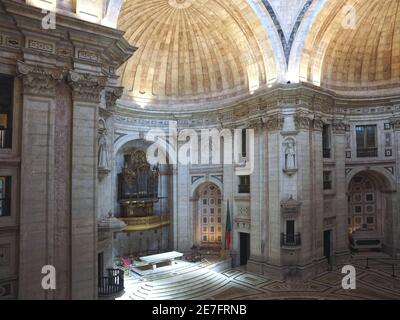 À l'intérieur de l'impressionnant Panthéon de Lisbonne au Portugal Banque D'Images