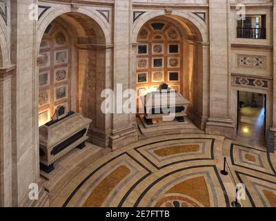 À l'intérieur de l'impressionnant Panthéon de Lisbonne au Portugal Banque D'Images