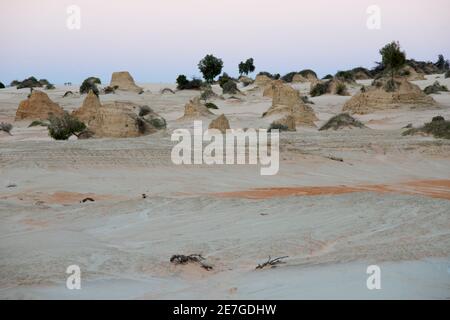 Scenes of Mungo National Park site classé au patrimoine mondial Banque D'Images