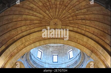 À l'intérieur de l'impressionnant Panthéon de Lisbonne au Portugal Banque D'Images