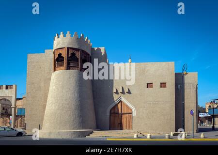 Al Hasa historique fort bâtiment, ARABIE SAOUDITE. AL HASSA , Arabie Saoudite. Banque D'Images