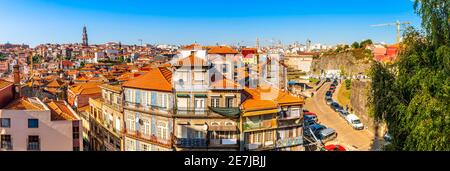 Panorama de la ville de Porto au Portugal Banque D'Images