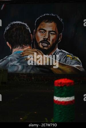 Vue générale à l'extérieur du stade Mattioli Woods Welford Road, avant un match de rugby Gallagher Premiership Round 7, le vendredi 29 janvier 2021, en L Banque D'Images