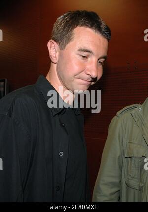 Olivier Besancenot assiste à la diffusion du soir de l'élection de la télévision française pour le deuxième tour de la course présidentielle française, à Paris, le 6 mai 2007. Photo de Nicolas Khayat/ABACAPRESS.COM Banque D'Images