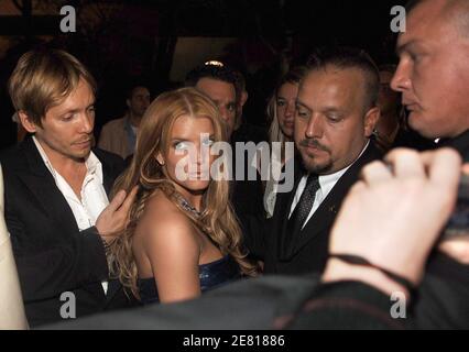 Jessica Simpson à la fête Budweiser Select lors du 60ÈME Festival de Cannes, France, le 18 mai 2007. Photo par ABACAPRESS.COM Banque D'Images