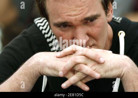 Le réalisateur Quentin Tarantino assiste à un photocall faisant la promotion du film 'Dathe Proof' au Palais des Festivals lors du 60ème Festival International du film de Cannes le 22 mai 2007 à Cannes, France. Photo de Hahn-Nebinger-Orban/ABACAPRESS.COM Banque D'Images