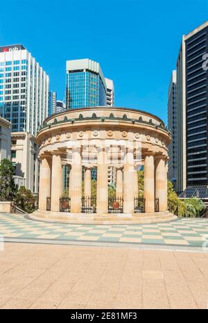 Lieu de culte du souvenir, Anzac Square, Brisbane, Queensland, Australie Banque D'Images