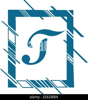 Lettre T Business résumé Unity vecteur logo modèle de conception Modèle de logo Letter T, motif d'icône vectoriel Illustration de Vecteur