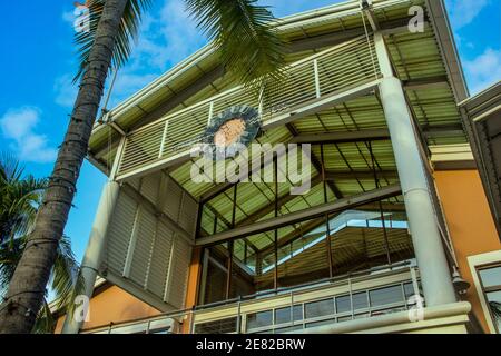 Le marché Bayfront situé sur Biscayne Bay à Miami, en Floride. Banque D'Images