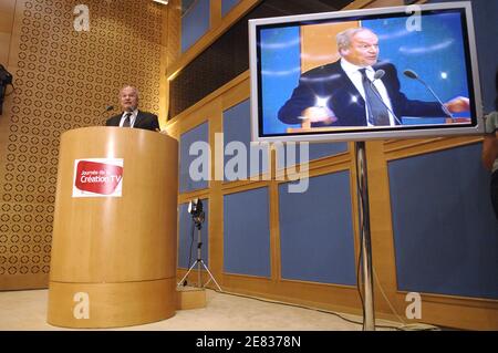 Michel Boyon, président de CSA, assiste au 4e « Journee de la création Tele » au Sénat à Paris, France, le 25 juin 2007. Photo de Giancarlo Gorassini/ABACAPRESS.COM Banque D'Images