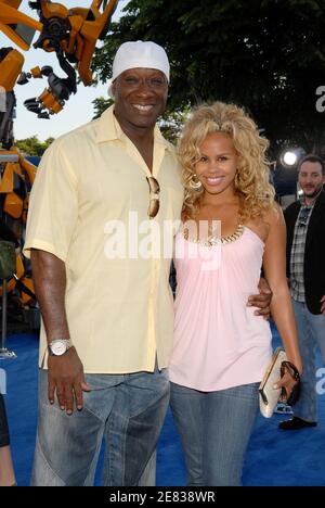 'Michael Clarke Duncan assiste à la première de Paramount Pictures ''Transformers'' au Mann Village Theatre à Westwood, Los Angeles, USA, le 27 juin 2007. Photo de Lionel Hahn/ABACAPRESS.COM' Banque D'Images