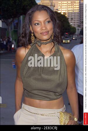 © Giulio Marcocchi/ABACA. 35993-2. Los Angeles-CA- Etats-Unis, 27/06/2002. Garcelle Beauvais assiste au spectacle Fox du XXe siècle comme Mike Premiere au Mann's Village Theatre. Banque D'Images