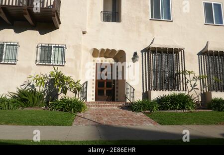 Los Angeles, Californie, États-Unis 30 janvier 2021 UNE vue générale de l'atmosphère de l'ancien appartement/maison de l'acteur Joseph Meersman au 464 S. Spaulding Avenue à Los Angeles, Californie, États-Unis. Photo par Barry King/Alay stock photo Banque D'Images