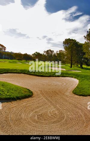 Torrey Pines Golf Links - South course - lieu du championnat de golf US Open 2021 organisé par l'USGA. Banque D'Images