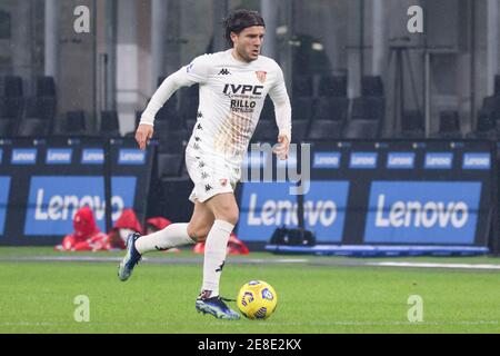 Perparim Hetemaj pendant le championnat italien Serie UN match de football entre le FC Internazionale et Benevento Calcio le 30 janvier 2021 au stade Giuseppe Meazza à Milan, Italie - photo Morgese-Rossini / DPPI / LiveMedia Banque D'Images