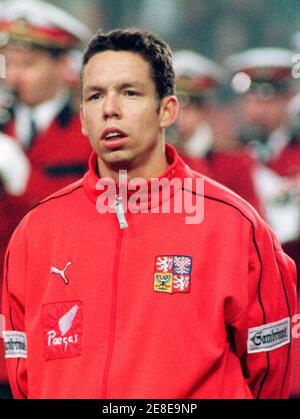 Philips Stadion Eindhoven pays-Bas 13.11.1999, football, international friendly: Pays-Bas (NED) vs République Tchèque (CZE) 1:1 - Pavel HORVATH (CZE) Banque D'Images