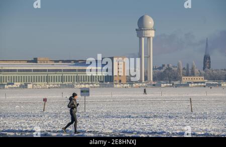 Flughafen Tempelhof, Tempelhofer Feld, Tempelhof, Berlin, Deutschland Banque D'Images