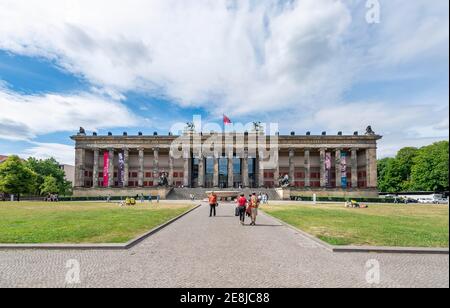 Altes Museum, Antiquités Collections des Musées nationaux de Berlin, Lustgarten, Museum Island, Berlin, Allemagne Banque D'Images