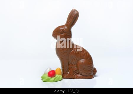 Lapin de Pâques en chocolat Banque D'Images