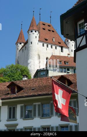 Thun ( Schloss Thun) Canton de Berne, Suisse Banque D'Images