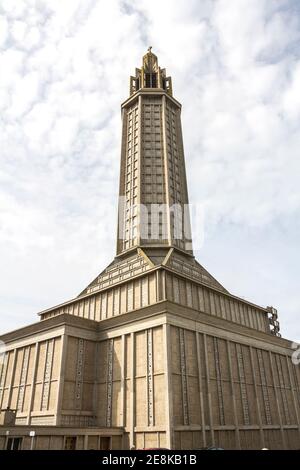 Le Havre, France : Église Saint-Joseph au Havre en Normandie. Banque D'Images