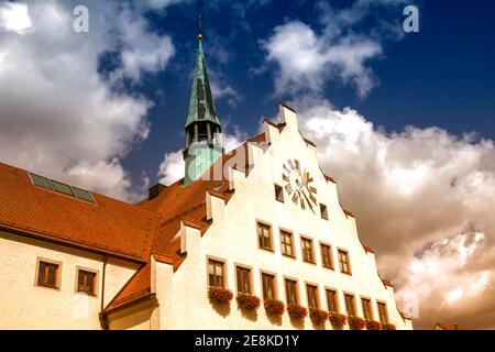 Neumarkt in der Oberpfalz, Germany: Altes Rathaus in Neumarkt in der Oberpfalz, Bavaria, Germany Banque D'Images
