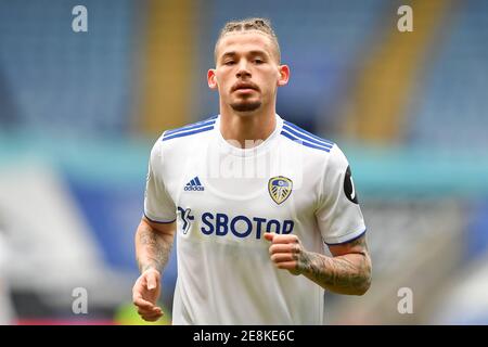 LEICESTER, ANGLETERRE. 31 JANVIER Kalvin Phillips de Leeds United lors du match de la Premier League entre Leicester City et Leeds United au King Power Stadium de Leicester le dimanche 31 janvier 2021. (Credit: Jon Hobley | MI News) Credit: MI News & Sport /Alay Live News Banque D'Images