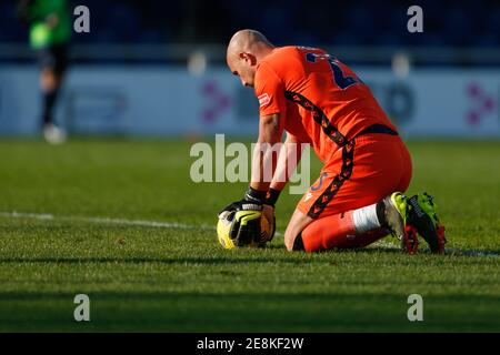 Gewiss Stadium, Bergame, Italie. 31 janvier 2021. José Manuel Reina Perez (S.S. Lazio) pendant Atalanta BC vs SS Lazio, football italien série A match - photo Francesco Scaccianoce/LM crédit: LiveMedia/Alay Live News Banque D'Images