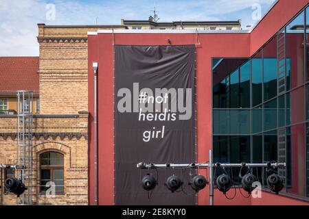 Halle (Saale) est la plus grande ville de l'État allemand de Saxe-Anhalt. Banque D'Images