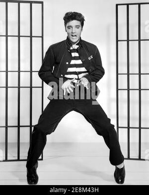 Elvis Presley, dans le film Jailhouse Rock 1957, photo de presse Banque D'Images