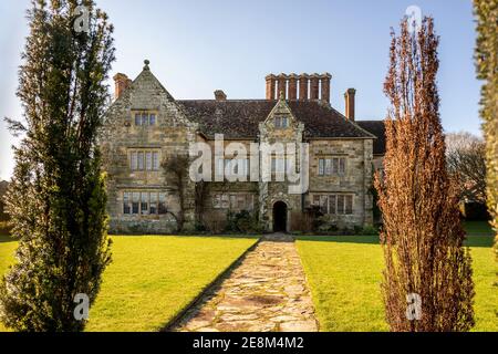 Heathfield, le 25 janvier 2021 : l'ancienne maison de Rudyard Kipling, Bateman's, à Burwash Banque D'Images