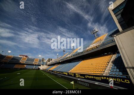 Vue générale pendant le championnat d'Espagne la Liga football match entre Cadix CF et Atletico de Madrid le 31 janvier 2021 au stade Ramon de Carranza à Cadix, Espagne - photo Joaquin Corchero / Espagne DPPI / DPPI / LiveMedia Banque D'Images