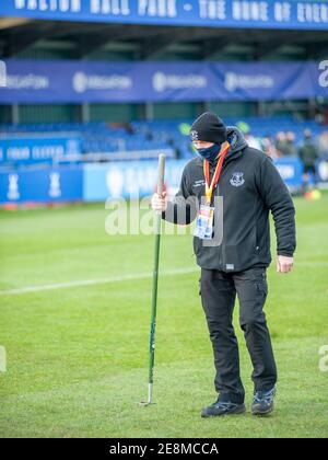 Liverpool, Royaume-Uni. 31 janvier 2021. Lors du match de la Super League Womens entre Everton et Manchester United au stade Walton Hall Park à Liverpool, Angleterre Credit: SPP Sport Press photo. /Alamy Live News Banque D'Images