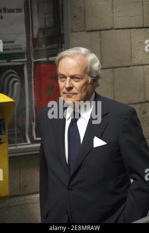 David de Rothschild assiste à la messe funéraire de Claude Pompidou, tenue à l'église Saint-Louis en Ile à Paris, France, le 6 juillet 2007. Photo de Thierry Orban/ABACAPRESS.COM Banque D'Images