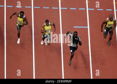 Atmosphère lors de la rencontre Athlétique gaz de France au Stade de France à Saint-Denis près de Paris, France, le 6 juillet 2007. Photo de Mehdi Taamallah/Cameleon/ABACAPRESS.COM Banque D'Images