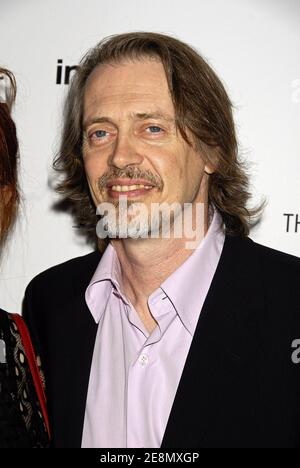 Steve Buscemi, directeur et membre du casting, participe à une projection spéciale de « Interview » qui s'est tenue au Tribeca Grand Hotel, à New York, NY, États-Unis, le 11 juillet 2007. Photo de David Miller/ABACAPRES.COM Banque D'Images