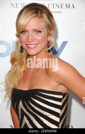 L'actrice Brittany Snow participe à la première de Hairspray à New York, qui s'est tenue au théâtre Ziegfeld à New York, NY, USA, le 16 juillet 2007. Photo de Gregorio Binuya/ABACAPRESS.COM Banque D'Images