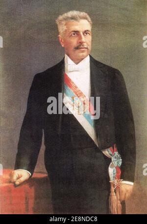 Retrau de Pedro Montt. Banque D'Images