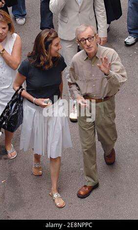 Woody Allen arrive pour la photo du « rêve de Cassandra » au 64ème Festival annuel du film de Venise à Venise, en Italie, le 2 septembre 2007. Photo de Jeremy Charriau/ABACAPRESS.COM Banque D'Images