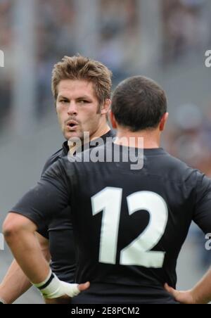 Richie McCaw de Nouvelle-Zélande pendant la coupe du monde de rugby de l'IRB, Pool C, Nouvelle-Zélande contre Roumania au stade municipal de Toulouse, France, le 29 septembre 2007. Photo de Nicolas Gouhier/Cameleon/ABACAPRESS.COM Banque D'Images