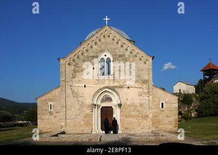 Monastère de Gradac fondé par Helen d'Anjou, Serbie Banque D'Images