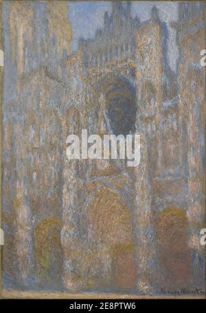 Claude Monet la cathédrale de Rouen, le portail. Banque D'Images