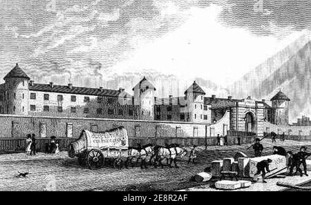 Millbank Thomas Hosmer Shepherd pub 1829. Banque D'Images