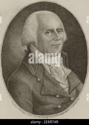 Ministre Claus von der Decken 1742-1826 Druck. Banque D'Images