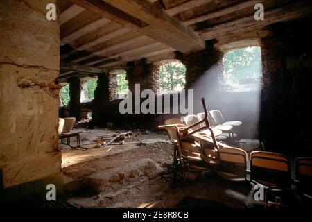 Allemagne/Berchtesgarden/Obersalzberg/ aigles nient de vieux bunkers Banque D'Images