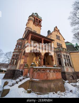 Villa Lusthusporten (Djurgården) Stockholm, Suède Banque D'Images