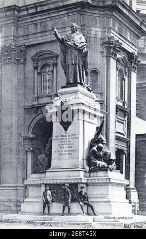 Monument Ignace Bourget. Banque D'Images