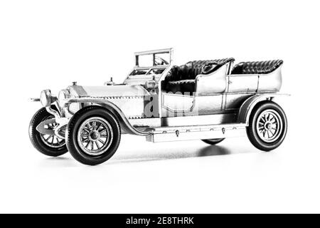 Modèles d'allumettes d'Antan Y-15 Rolls-Royce Silver Ghost 1907 Banque D'Images