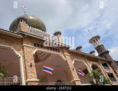 L'avant de la mosquée Darun Aman qui est très magnifique Banque D'Images