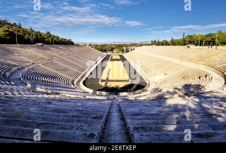 Stade Panathénaïque d'Athènes, Grèce Banque D'Images